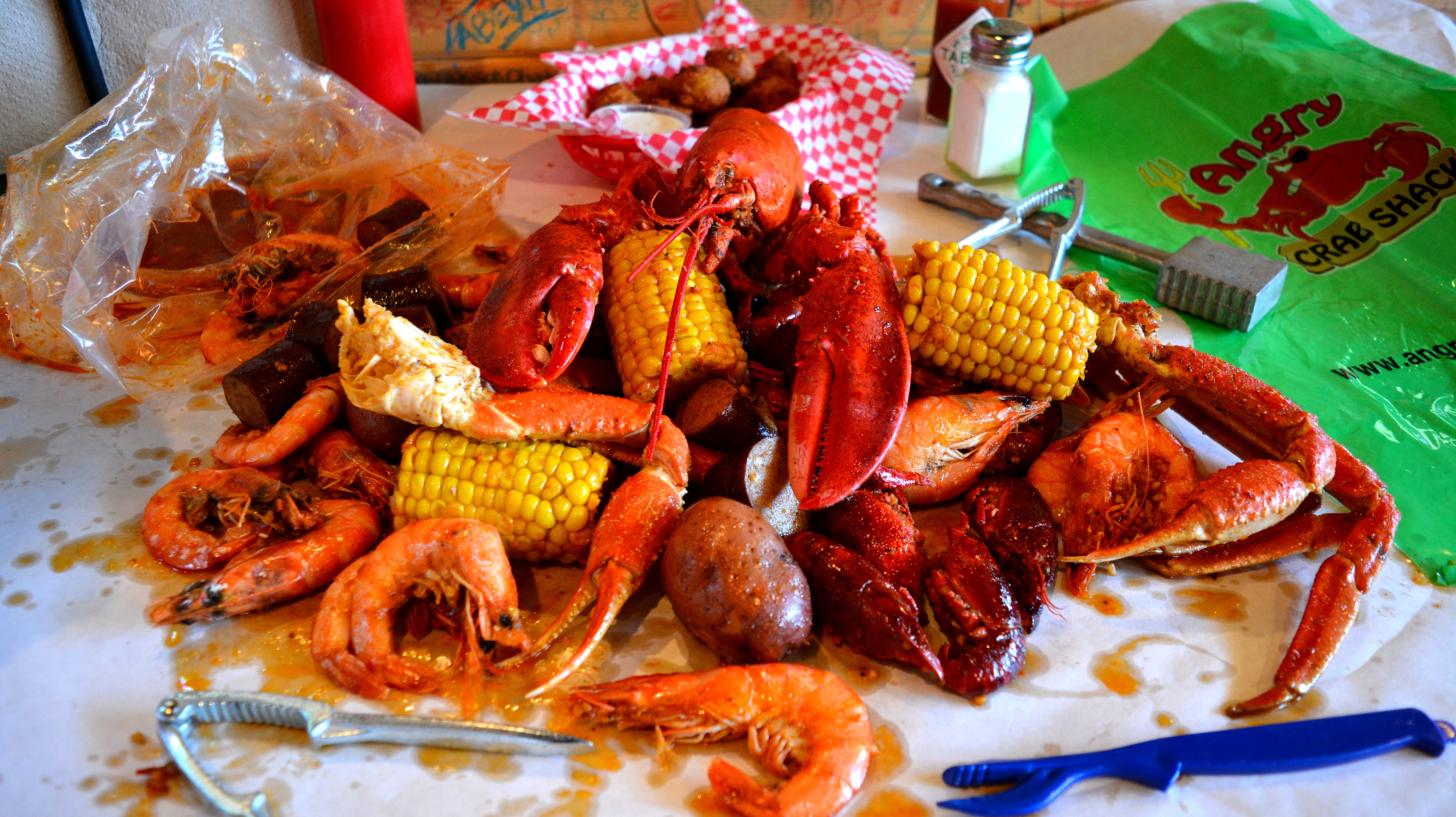 Angry Crab Shack seafood boil