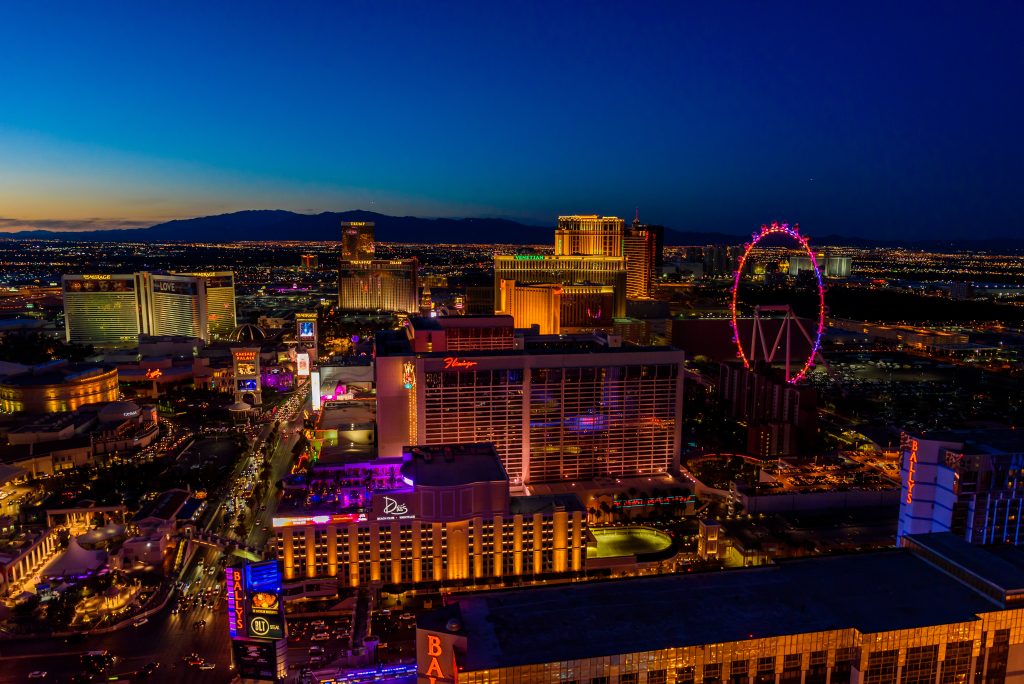 Las Vegas aerial view