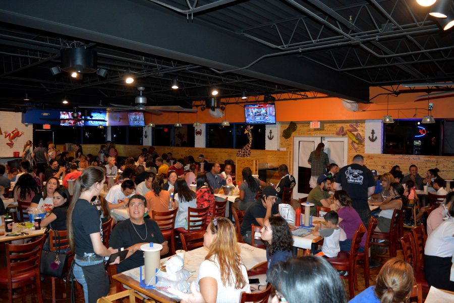 Busy Angry Crab Shack