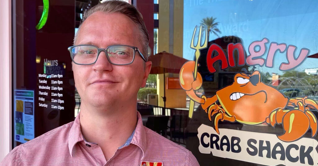 Josh Arnold Josh Arnold, Angry Crab Shack Franchise Partner
